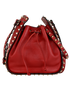 Rockstud Bucket Bag, &pound;420, Handbags, Red, Leather, Front view